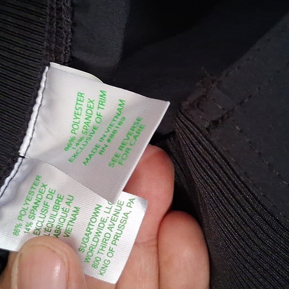 Lilly Pulitzer Luxletic UPF 50+ Run Around Pants Black Size Large 006120  - Picture 5 of 11